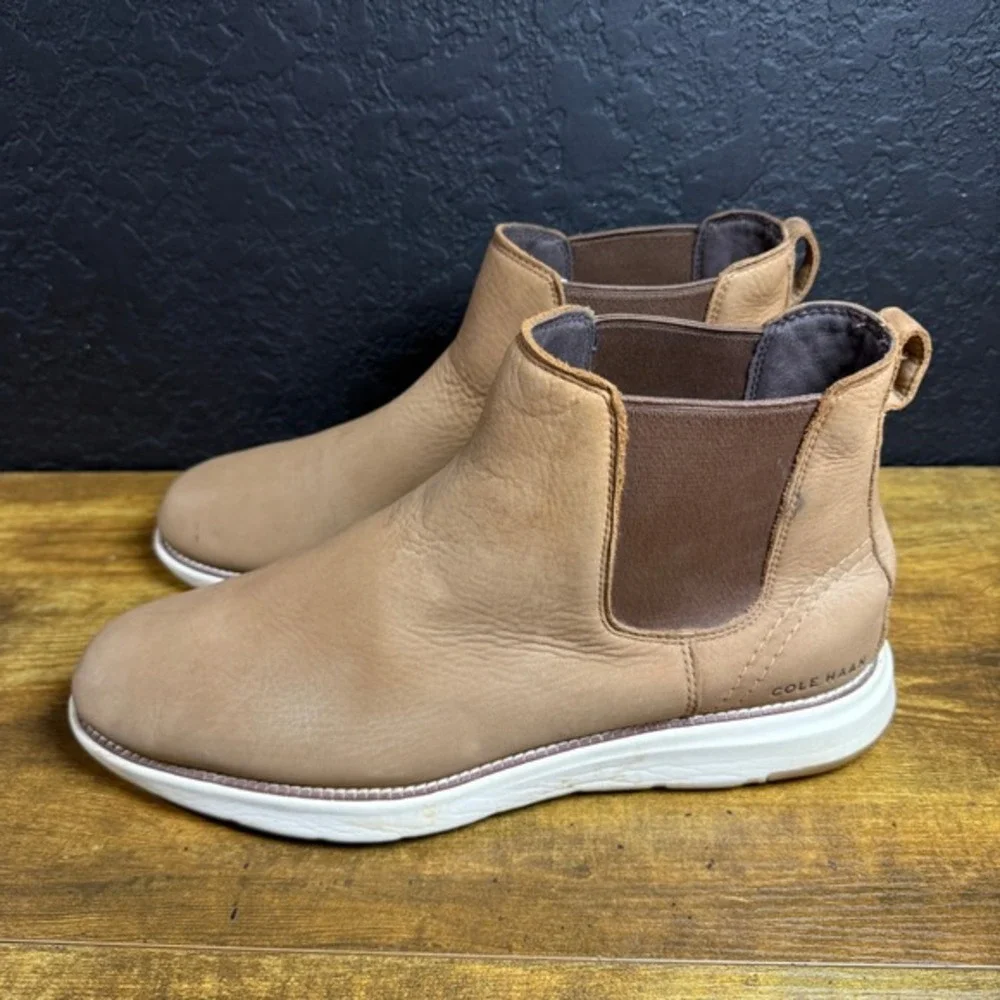 Cole Haan Grand 360 C35997 British Tan Leather Chelsea Boots Mens Size‎ 12M